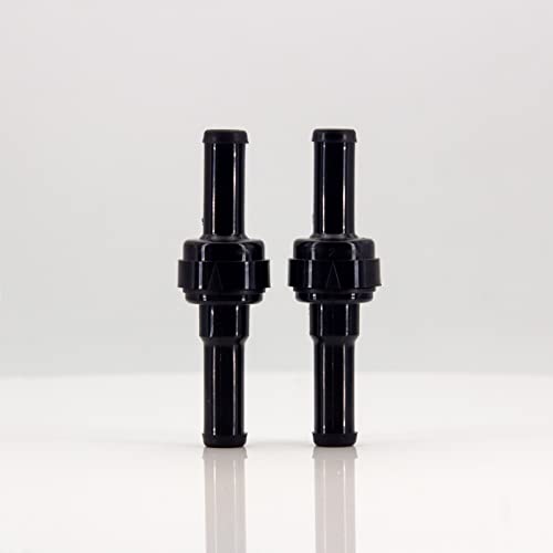 5/16" 9mm PA66 Automotive Oil Line Spring Check Valve, High Temperature and Corrosion Resistance one-way Car Fuel Oil Pump Check Valve - size: 5/16"
