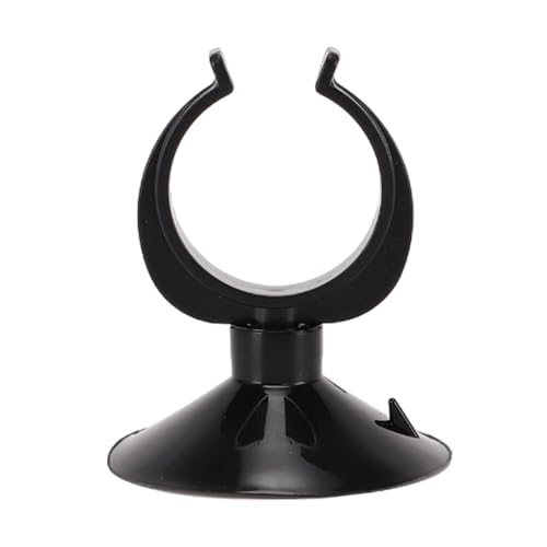 Aquarium Suction Cup, Aquarium Sucker Clip, Suction Cups Airline Tubing Holder, Fish Tank Accessories for Aquarium Fish Tank, Black, 1.1"