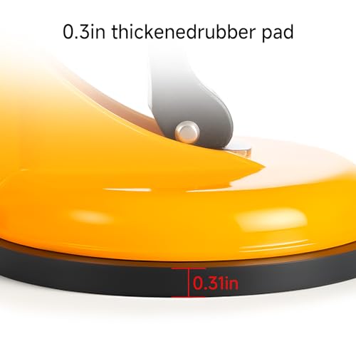 Granite Marble Countertop Seam Leveling Tool, Adjustable Vacuum Suction Clamp Set for Stone Slab Installation and Repair, Professional Gap Adjustment Kit Yellow Rubber