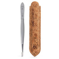 GERMANIKURE Slanted Tweezers in Cork Case - Made in Solingen Germany - style: Cork Sleeve