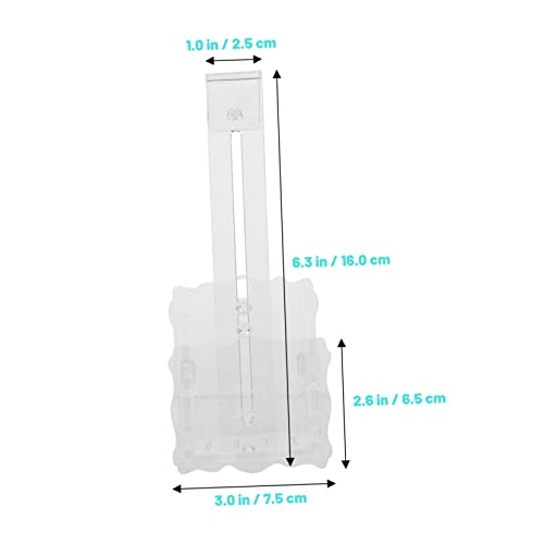 YARNOW Aquarium Driftwood Planter Acrylic Plant Holder Suction Cup Fish Tank Planting Cup
