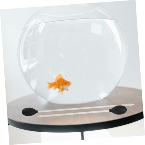2pcs Aquarium Gravel Vacuum Fish Tank Cleaner Manual Waste Sucker Cleaning Reusable Dropper for Tank Maintenance