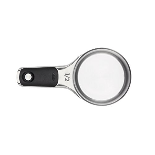 OXO Good Grips Stainless Steel Measuring Cups and Spoons 8-Piece Set,4 Cups and 4 Spoons,(Pack of 2) - size: 8 count (pack of 2), style: Set