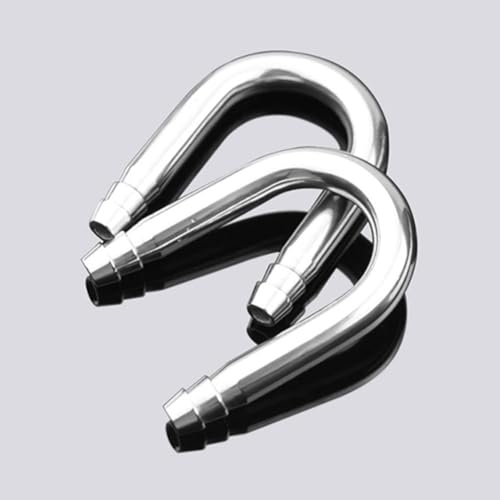 2 Pcs Stainless Steel Aquarium U Shape Tubes Fish Tank CO2 Diffuser Tubes Aquarium Air Pump Connectors for Aquarium Connecting Air Line