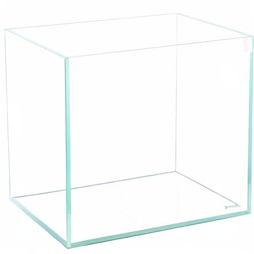 Allcolor Artisan Grade Ultra Clear Rimless Aquarium Tank, Low Iron Glass Fish Tank for Professional Aquascaping and Planted Layouts, 6-60 Gallons (7Gal - Top Glass Canopy) - size: 7Gal 11.8"L×11.8"W×11.8"H