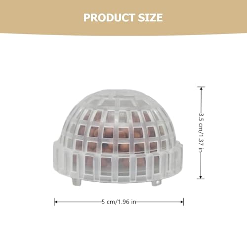 2 Pack Aquarium Moss Ball Holder Professional Plastic Moss Plant Holder with Hollow-Designed for Fish Tank Accessories