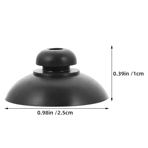 DOITOOL 60PCS Fish Tank Pump Suction Cups Soft Rubber Fish Tank Oxygen Suction Cups 2.5cm/0.98" Clip Sucker for Aquarium Air Pump Hold