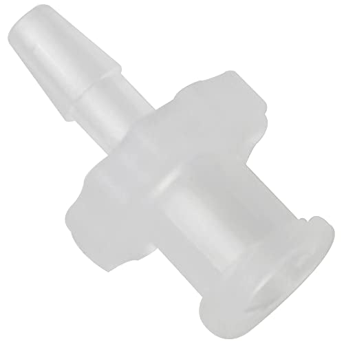 MEETOOT 10pcs Female Luer Lock 1/4" Polycarbonate Hose Barb Adapter for Laboratory Biochemical/Analytical Instruments, Food Machinery and Aquarium Equipment - size: 1/4Inch