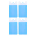 Abaodam 4pcs Ice Box for Air Cooler Fan 400ml Pre-Filled Safe Ice Packs - Reusable Cold Cooling Packs for Camping Lunch Box Conditioner Food Preservation Shipping Beach School Bag