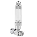 Fish Tank CO2 Needle Check Valve, Aquarium System CO2 Regulator Bubble Counter DIY Accessory Stainless Steel Generator Flow Control Single Head Micro metering Needle Valves Air Pump Diffuser