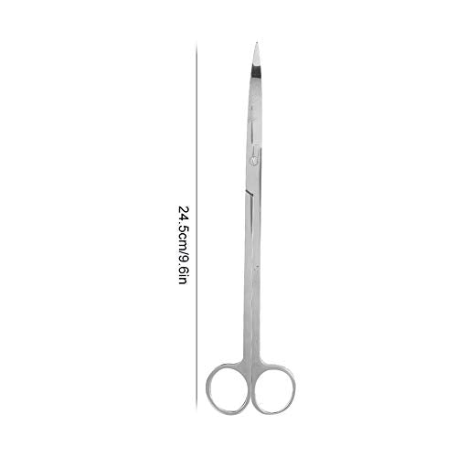Semme Stainless Steel Plant Scissors for Aquarium Fish Ergonomic and Effortless Trimming Tool (Bend shears) - size: Bend shears