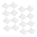 MERRYHAPY 16Pcs Acrylic Aquarium Lid Support Racks Fish Tank Cover Holders Durable and Easy to Install for Preventing Fish from Jumping