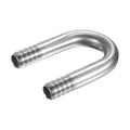 PATIKIL 5/8" (16mm) x 5/8" (16mm) Hose Barb Fittings, 1 Pcs 304 Stainless Steel U Shaped Joint Connector Barbed Fitting Metal Splicer - size: 5/8" (16mm)