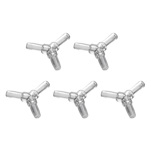 Yuly 5PCS Airline Tubing Check Valves Control Connectors Accessories Aquarium- Airline Tubing Hose Hose Fittings
