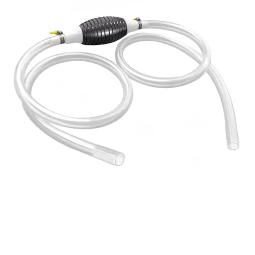 2026 Upgrade Multifunctional Liquid Siphon Pump, Hand Fuel Transfer Pump, Large Diameter Manual Fluid Extractor for Gasoline, Fuel, Diesel, Water, Fish Tank - With 3.2/4.9/6.5/9.8ft Hose (4.9FT) - size: 4.9FT