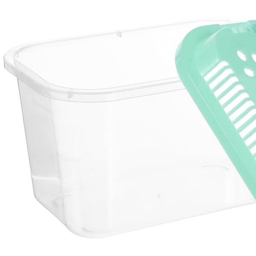 5pcs Pet Fish Travelling Container, Portable Beach Fish Tank for Transporting & Viewing, Transfer Bucket for Kids’ Science Education, Moving & Outdoor5.3x3.4x2.8in - color: Sky-blue