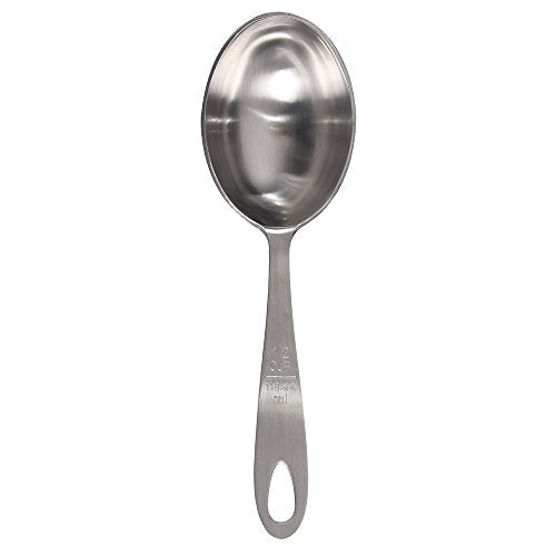Lindy's MPC4 4-Piece Stainless Steel Measuring Scoop Set,Silver, 9 inches long