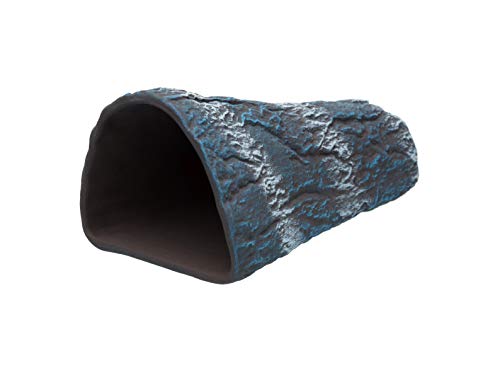 Plecoceramics Pleco Cave Cone Breeding Ceramic Decorations Fish Tank Aquarium (Blue) - color: Blue