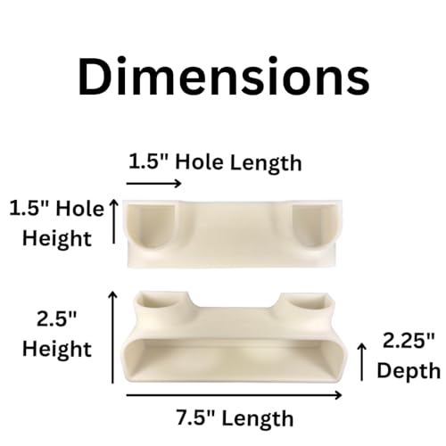 Aquarium Underground Tunnel Cave | Viewing Fish & Shrimp Under Gravel Tunnel | Fish Tank Decor Decoration Hideout Perfect for Corydora Catfish, Kuhli Loach, Clown Loach, Pleco (White) - color: White