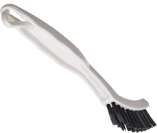 SPARTA Flo-Pac Grout Brush with Nylon Bristles, Scrubber with Handle for Bathroom and Kitchen Tile, 8", White - color: White, size: 8 Inches