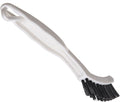 SPARTA Flo-Pac Grout Brush with Nylon Bristles, Scrubber with Handle for Bathroom and Kitchen Tile, 8", White - color: White, size: 8 Inches