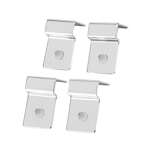5mm Rimless Clips 4Pcs Stainless Steel Aquarium Stand, Aquarium Glass Lid Clamp/Holder, Lid Holder Suitable for 5mm-12mm Thick Glass (10mm (4 Pieces/Set)) - size: 10mm (4 pieces/set)