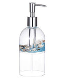 Locco Decor Acrylic Liquid 3D Floating Motion Bathroom Kitchen Vanity Accessory Soap Lotion Dispenser Oceam Sea Shell Conch - size: 1-piece, style: Conch