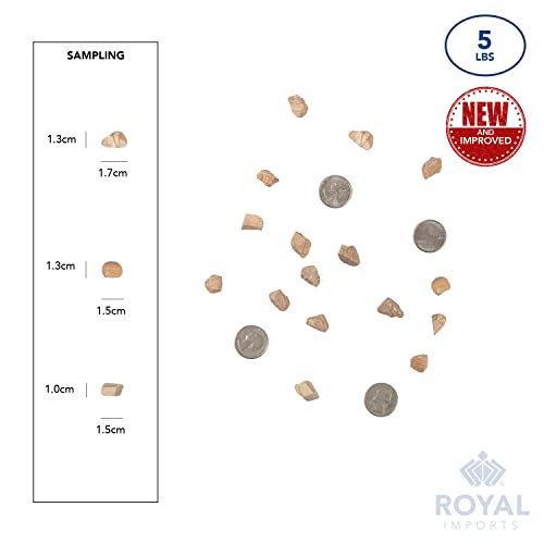 Royal Imports 5LB Decorative Stones River Pebbles Painting Rocks for Fish Aquariums, Plant Gravel, Landscaping, Home Decor Natural - Small Marble - size: Small - 5 lbs, style: Marble