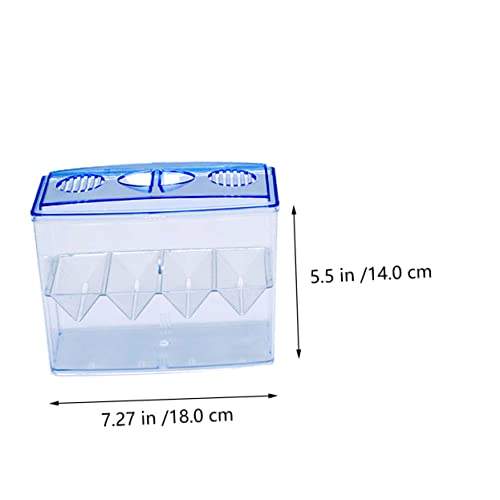 FRCOLOR 1pc Small Fish Hatching Isolation Box Freestanding Self-Floating Breeding Tank for Betta and Shrimp Easy to Clean Safe for