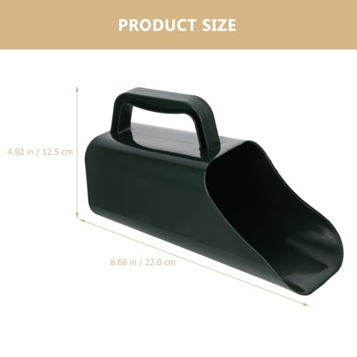 Balacoo Aquarium Sand Cleaner: Plastic Fish Tank Cleaner - Thickened Aquarium Sand Scoop, Cleaning Pan Scoop Shovel for Home Fish Tank Garden - Black
