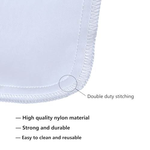 3 Pack 180 Micron Aquarium Filter Bags,Reusable Extra Fine Mesh Media Filter Bags with Drawstring,Applicable to Aquarium Filter impurities,Very Fine Resins Filter (7.5x3.6in)