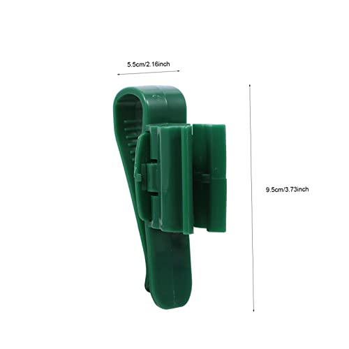 BESPORTBLE 8pcs Fish Tank Clips Aquarium Hose Holder for Changes Firmly Secures Inlet Outlet Simple Installation Saving Water Management - color: Greenx2pcs, size: 9.5X5.5X4cmx2pcs