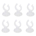 MroMax Aquarium Suction Cup Clips Airline Tubing Hose Heater Clips Clamps Holder for Fish Tank Clear 19mm to 22mm 6Pcs - size: 6pcs 19mm to 22mm
