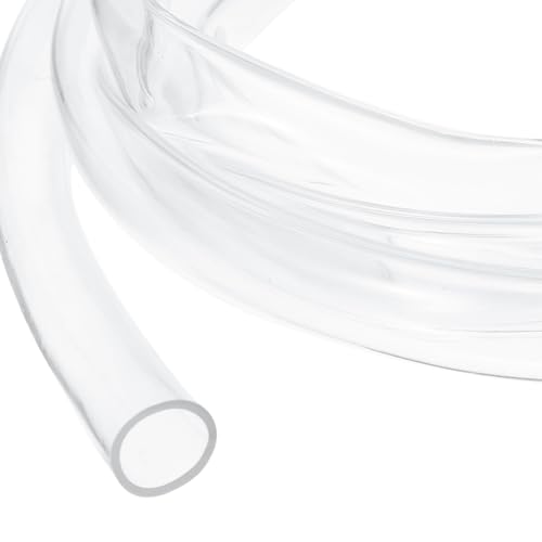 uxcell 5/8 Inch Clear PVC Tubing, 16mm ID x 20mm OD - 8.5ft PVC Tube Lightweight Vinyl Hose, Transparent Flexible Plastic Water Tubing for Air Oil Water Transfer Aquarium Irrigation - size: 16mm ID x 20mm OD