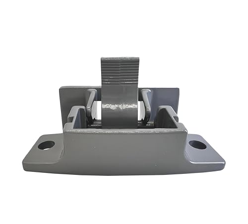 LXJZCPCompatible 3104653.005 3310811.009M RV Camper Trailer Bottom Mounting Bracket V/Camper/Trailer - A&E/ Awning Arm Lower Mounting Foot Grey and White Combination (2 Grey) - color: 2 Grey【H+T】