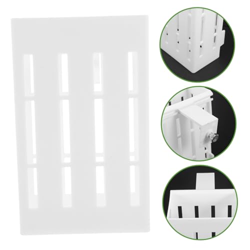 VICASKY 4pcs Aquatic Plant Holder for Aquarium Perforated Hanging Baskets for Fish Tank Landscaping and Shrimp Hideouts Supports Multiple Plant Growth and Visual Appeal