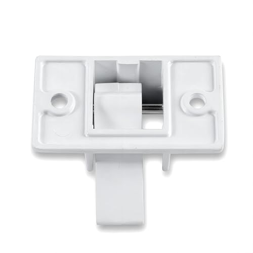2 Pack of Bottom Awning Mounting Bracket Assembly Fit, Rv Foot Pedal Die Cast 3104653.005 Kit,Bottom Mounting Bracket Replacement for 8300 8500 9000 Awning (2 White) - color: 2 white【T】