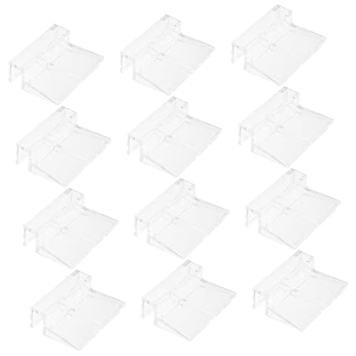16pcs Aquarium Lid Holders Acrylic Fish Tank Cover Racks for Tanks Sturdy Support Brackets for Aquarium Use Easy Installation and Design