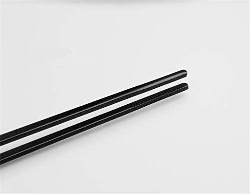 FRUTA Aquarium Tweezers Stainless Steel Straight and Curved Tweezer with Carbonation Protection Coating Against Rust Extra Long Reptiles Feeding Tongs Tools for Aquatic Tank Plants, 10.6 inch, Black