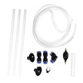 Amosfun 3pcs Fish Tank Cleaner Siphon Set Aquarium Gravel Vacuum Water Changer Manual Sand Washing Tool for Fish Tank Maintenance