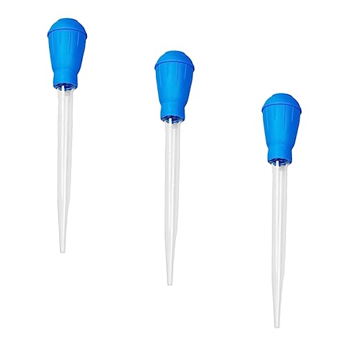 Milisten 3pcs Aquarium Clean Pipettes Fish Tank Cleaning Dropper for Feces Removal Waste Siphoning Easy to Use Water Changing Device for Gravel and Tank Maintenance