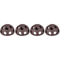balacoo 4pcs Ceramic Cave Decor Shrimp for Hemisphere Underwater Decoration Breeding Aquarium Nest Tank Spots Fish Decorations Habitat House Porous Hiding Ornament Shelter