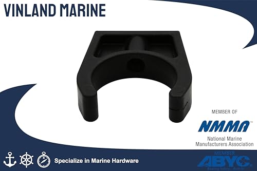 Vinland Marine Boat Stowage Clip for Ø1, Ø1-1/4, Ø1-1/2, Fishing Tool Holder, Fishing Rod Holder Clips, Boat Hook Holder Boat Ladder Clip Boat Paddle Holder Boat Tool Holder - size: For Ø1-3/4"