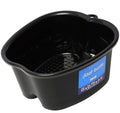 Mantello Foot Soaking Tub- Extra Large Pedicure Bowl - Foot Bath Basin - Home Foot Spa (Black) - color: Black