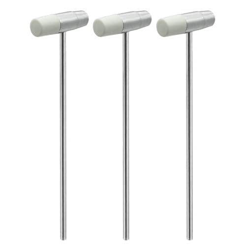 Lightweight Small Hammer, Plastic Head and Metal Head, Compact Craft Hammer for Small Projects, Jewelry, Watch, Tuning, Woodworking, DIY, Leather, 3 Pcs - color: 6.6" Craft Hammer, 3 Pcs