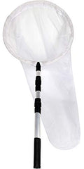 Insect and Butterfly Net with 12" Ring, 24" Net Depth, Handle Extends to 36 Inches - size: 14" Ring, 36" Handle