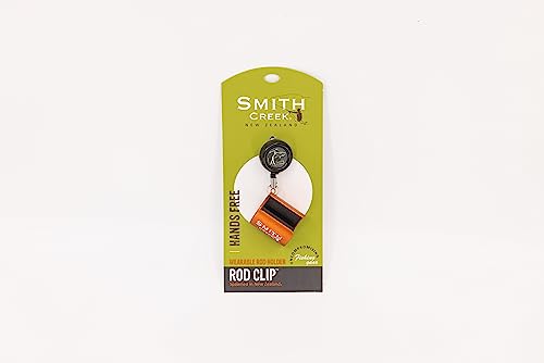 Smith Creek Rod Clip with Zinger - color: Orange