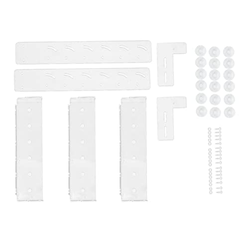 Frag Rack Clear Acrylic Vertical 3Tier Hanging Fragment Holder for Saltwater Reef Aquarium Fish Tank with Base Platforms