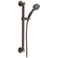 Delta Faucet 9-Spray Slide Bar Hand Held Shower with Hose, Oil Rubbed Bronze Handheld Shower Head, Slide Bar Hand Shower, Handheld Shower, Detachable Shower Head, Venetian Bronze 51900-RB - color: Venetian Bronze