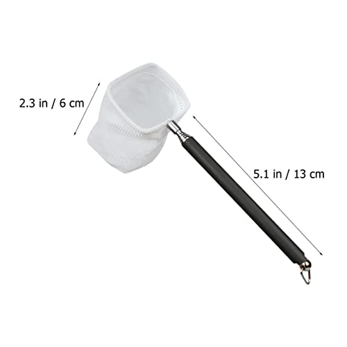 6pcs Fishing Net for Aquarium Telescopic Rod Square Shrimp Net Fish Tank Mesh Extendable Fish Style